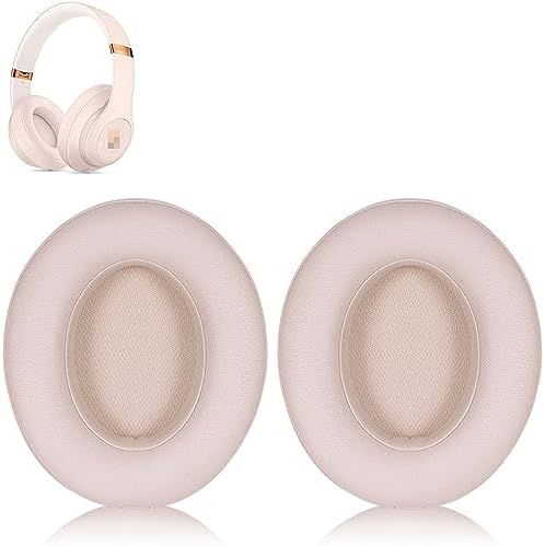 Transform Your Beats: Premium Pink Memory Foam Earpads for Studio 2 & 3 Headphones – Luxurious Soft Protein Leather Replacement Cushions for Ultimate Comfort and Noise Isolation – Perfect for Wired & Wireless Listening