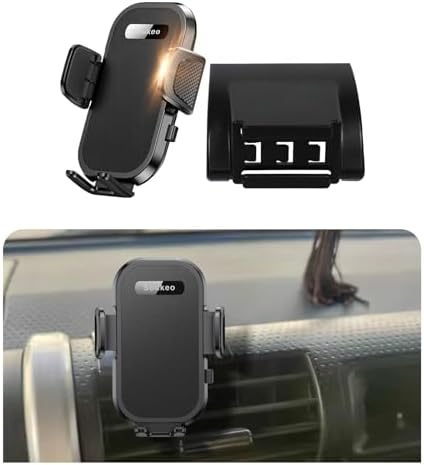 Enhanced Car Phone Holder for Honda Fit (2009-2014) – Adjustable Cradle Mount for 4-7 Inch Smartphones, Perfect Fit for Safe Navigation and Hands-Free Calls, 360° Rotation for Optimal Viewing, Easy Tool-Free Installation, Durable and Stylish Auto Accessory