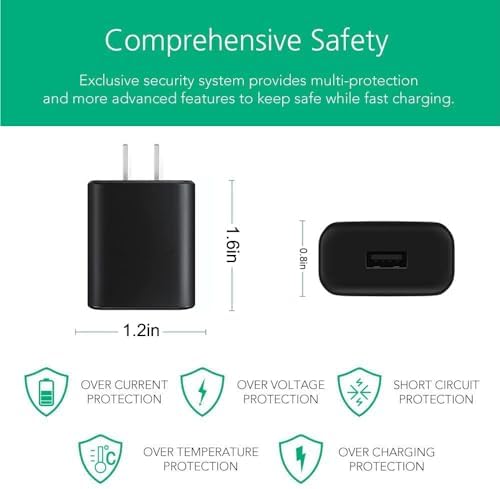 Premium Replacement Charger for Fitbit Sense 2, Versa 3 & 4 – High-Speed USB Magnetic Charging Cable with Wall Plug for Enhanced Device Compatibility and Performance – Stay Active & Connected Effortlessly