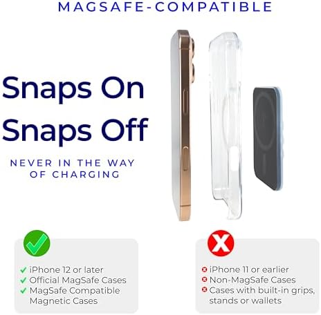 Revolutionary Magnetic Suction Phone Mount for Seamless Content Creation and Fitness | The Clingy Thingy – Mag Safe Compatible Holder for i Phone 16/15/14/13/12 in Elegant White/Green – Experience Unmatched Hands-Free Versatility with Superior Grip and Ultra-Portable Design