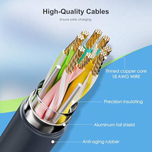 Starlink Mini USB C to DC Power Cable – 16 FT Waterproof Charging Cord for Enhanced Starlink Performance | Compatible with 100 W+ Power Banks & PD Chargers | Premium Speed & Durability for Outdoor Use | Essential Accessory for Seamless Connectivity