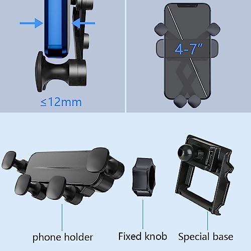 Premium BMW Car Phone Holder Mount for 2023-2025 3 Series M3 M340 i i4 M50 & 4 Series Coupe 430 i M4 x Drive – Effortless Access & Stylish Integration for Smartphones – Adjustable, Tool-Free Installation & Enhanced Durability for Ultimate Driving Experience