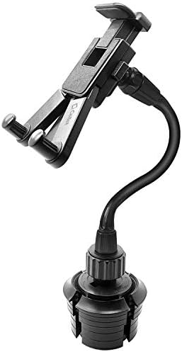 Revolutionary Car Cup Holder Phone Mount with Integrated Snack Tray – Ultimate Compatibility for i Phone, Samsung Galaxy, LG, Moto & Google Pixel – Hands-Free Convenience & 360-Degree Rotation for Safe Driving Enjoyment
