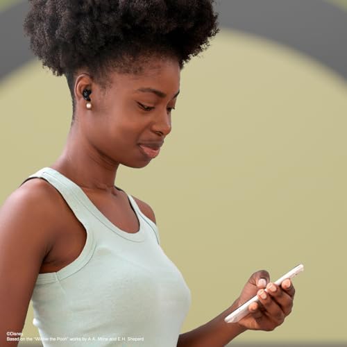 Winnie The Pooh Wireless Earbuds – Enchanting Bluetooth Headphones with 30-Hour Playtime & Built-in Microphone for Effortless Communication – Charming Disney Gifts for Music Lovers and Pooh Enthusiasts of All Ages – Cutting-Edge Bluetooth 5.0 for Instant Pairing and All-Day Comfort – Exceptional Sound Quality with Iconic Disney Characters