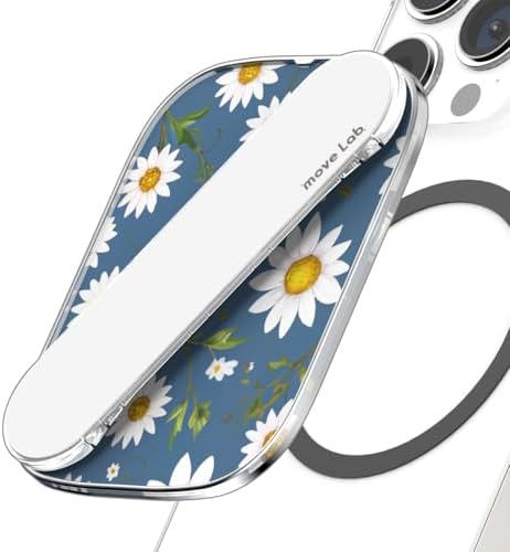 Magnetic Motion Grip with 360-Degree Flexibility – Stylish Brave Flower Design for Effortless Wireless Charging and Seamless Device Handling – Perfect for Mag Safe Compatibility and Enhanced User Experience