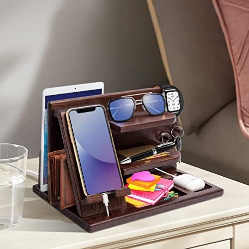 Premium 3-in-1 Wooden Charging Stand for i Phone 16/15/14/13/12 & Apple Watch – Ultimate Nightstand Organizer for Men – Ideal Gift for Dad, Husband, Boyfriend, or Son – Enhanced Speed & Compatibility with Air Pods – Perfect for Father’s Day, Anniversaries & Holidays – Stylish & Functional i Phone Charger Station for All Apple Devices – A Must-Have Tech Accessory for the Modern Man – Elevate Your Gifting with This Unique Natural Wood Design – Effortlessly Charge Your i Phone, Apple Watch, and Air Pods in One Sleek Station – Standby Mode Convenience Meets Aesthetic Appeal – Perfect for Home or Office Use – Impress Your Loved Ones with a Thoughtful and Practical Gift that Combines Style and Utility – The Go-To Choice for Apple Enthusiasts Seeking Quality & Performance in Charging Solutions.
