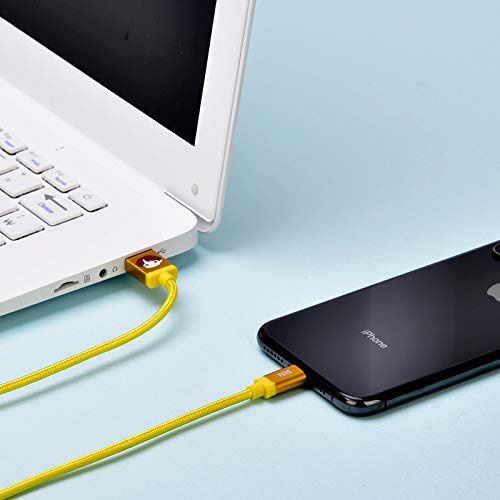 BTS Tiny TAN MFi Certified USB Charging Cable for i Phone 15/Pro/Pro Max/i Pad – Fast, Durable, and Stylish K-Pop Accessory for A.R.M.Y Fans