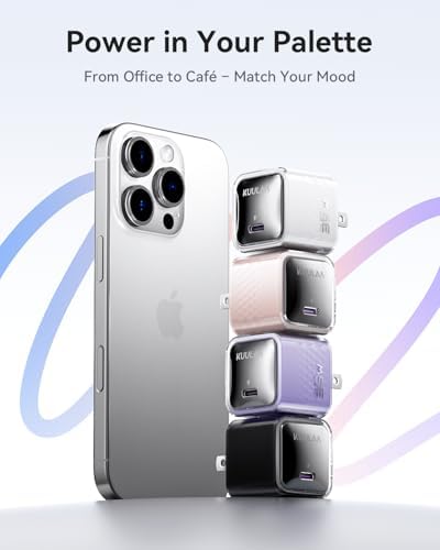 Kuulaa 35 W Ga N USB C Charger Block – Ultra-Compact Fast Charging Adapter for i Phone 16/15/14/13 & Galaxy S25/S24/S23 – Advanced PPS Technology for Customized Power Delivery – Perfect for Travel and Daily Use with Enhanced Safety Features