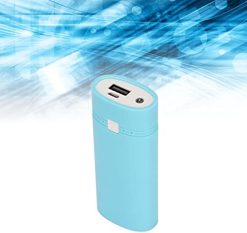 Portable Dual 18650 Battery Power Bank Shell – Universal DIY USB Charger for Smartphones & Tablets in Stylish Blue – Fast Charging Solution for On-the-Go Power Needs – Customizable Emergency Charger for Ultimate Convenience and Compatibility