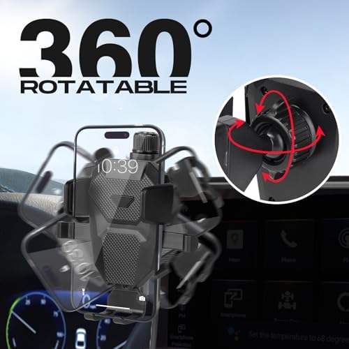 Premium Adjustable Car Phone Holder for Honda Accord 2023-2025 – Hands-Free GPS Mount for 12.3-Inch Screens – Ultra-Stable Universal Smartphone Stand for Seamless Navigation and Communication – Effortless Installation and Enhanced Compatibility