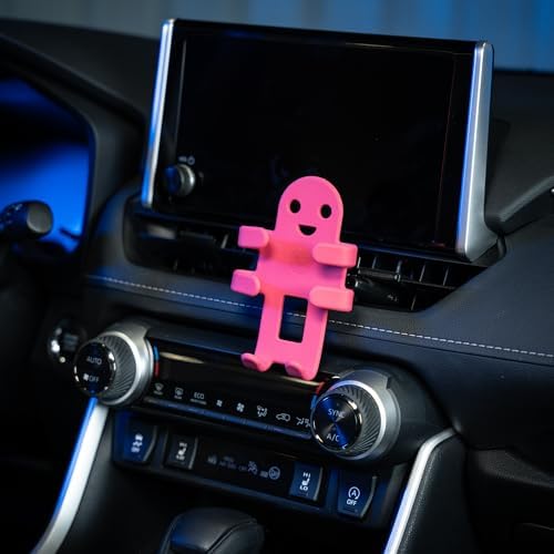 Marvel Spiderman Hug Buddy Adjustable Air Vent Smartphone Holder – Universal Car Mount for i Phone, Samsung Galaxy, LG & More – Secure & Stylish Phone Accessory for Safe Driving & Easy Navigation