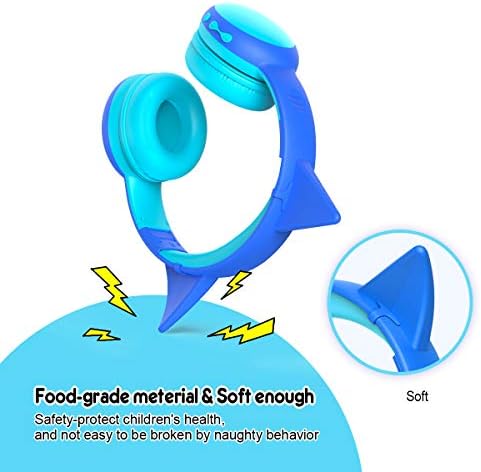 Gorsun Kids’ Purple Cat Ear Bluetooth Headphones – Safe Over-Ear Wireless Headset with 85 d B Volume Limiting, 40-Hour Battery Life, Built-in Microphone, and Bluetooth 5.3 for Toddlers and Young Children – Ideal for Music, Learning, and Playtime Adventures