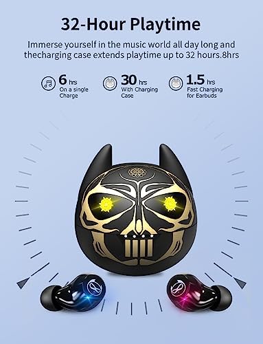 Charming Bluetooth Earbuds for Kids – Waterproof Noise-Cancelling In-Ear Headphones with Adorable Pig and Cat Designs – Comfortable Stereo Sound Perfect for Young Music Lovers and Learning – Durable, Easy-to-Clean Wireless Headset with Broad Device Compatibility – Engage Your Child’s Audio Experience with Fun and Functionality