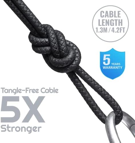 LUDOS Ultra Magnetic USB-C Earbuds for i Phone 16 & Samsung Galaxy – Superior Sound Performance with 5-Year Warranty, Ergonomic Comfort for All-Day Use, Tangle-Free Magnetic Design for Music and Calls – Sleek Black Finish