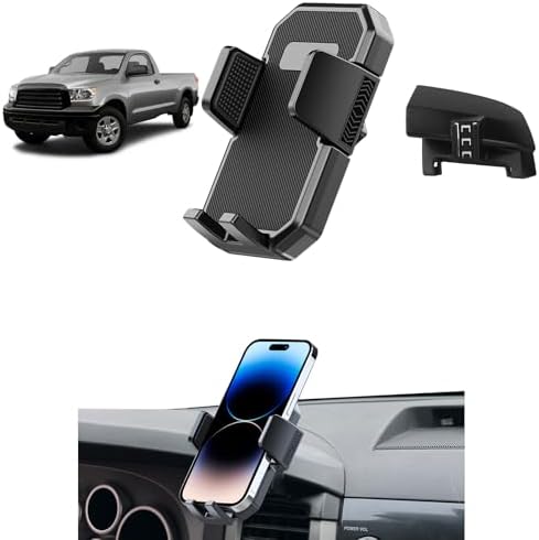 Upgrade Your Toyota Tundra or Sequoia Driving Experience with the 360° Rotating Mag Safe Phone Holder – Premium Dashboard Mount Designed for 2020-2025 Models, Ensures Safety, Accessibility, and Sleek Aesthetics Without Air Vent Obstruction