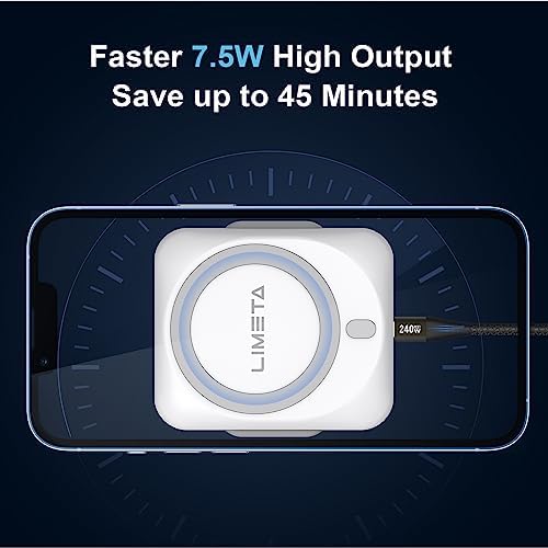 Revolutionary EB25 7000 m Ah Mag Safe Wireless Power Bank: Effortless Fast Charging for i Phone 16/15/14/Pro/Max/Plus/13/12, Air Pods & Apple Watch – Ultimate Portability and Magnetic Convenience for On-the-Go Power Solutions