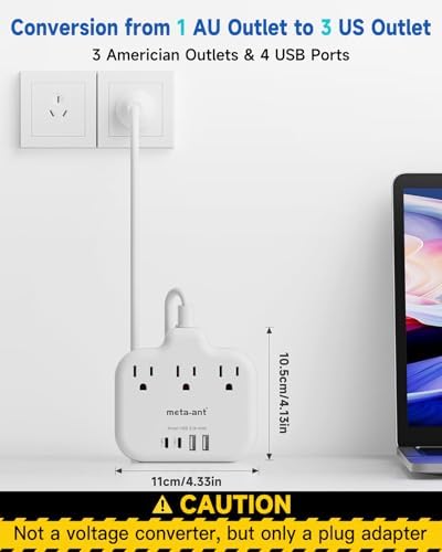 Ultimate Universal Travel Plug Adapter with PD30 W Fast Charging Hub – 3 Multi-Port Connectivity for International Travel, Featuring Dual USB-C & USB-A Outputs, 3 ft Extension Cord for Effortless Power in EU, US, UK, France & Spain – Perfect Solution for Global Adventurers Seeking Reliable Charging Options
