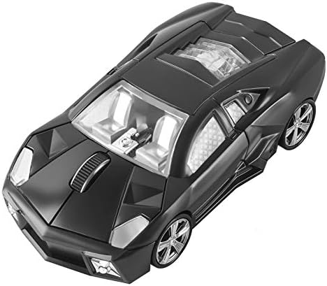 Rev Up Your Productivity with the CHUYI Sports Car Shaped Wireless Mouse – 1600 DPI, Cordless Optical Design for Effortless Use at Home, School, or Office, Perfect Gift for Tech Enthusiasts (Vibrant Blue)