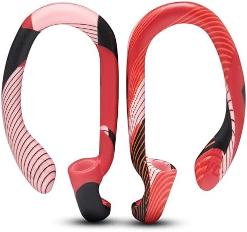 Patented WC Hook Z – Upgraded Over-Ear Hooks for Air Pods Pro 1, 2 & Air Pods 1, 2, 3 | Secure Fit Earbud Accessories with Unique Left & Right Design | Two Size Pairs Included | Winter White | Premium Quality by Wicked Cushions for Maximum Comfort and Stability