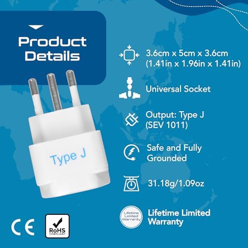 Ultimate Compact Travel Power Adapter for UK & Ireland – Dual USB & USB-C Fast Charger with 3.1 A Output – Type G Plug Converter for Seamless Global Connectivity in Hong Kong, England, Dubai, and Saudi Arabia – Safe, Efficient Design for Smart Travelers