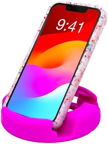 GoDonut Plus+ Phone Stand – Portable Mount Accessory – Charging Port Access – Compatible with Tablet, iPhone 16 15 14 Pro Max Android & Most Smartphones – Teal – Enhanced Compatibility and Speed