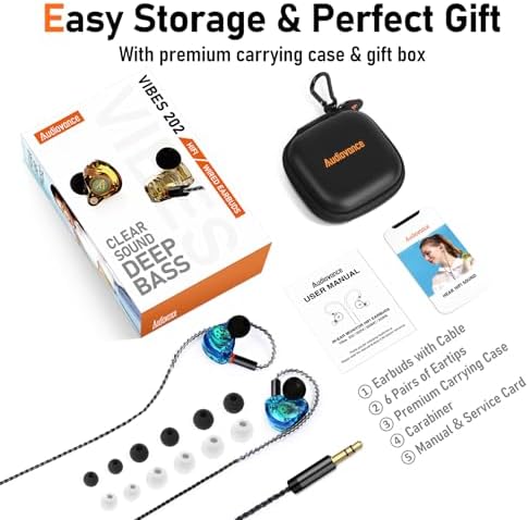 Unleash Exceptional Sound Quality with Vibes 202 MC USB-C Wired Earbuds: Premium Hi-Fi Audio, Advanced Noise Isolation, Ergonomic Comfort for i Phone 15/16 – Built-In Microphone for Effortless Communication & Durable Silver-Plated Cable – Includes Portable Case for On-the-Go Convenience