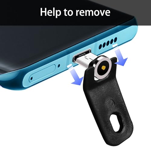 Elevate Your Charging Efficiency with 12-Piece Micro USB Magnetic Tips – Seamless Compatibility for 1 Pin Cables, Fast Charging, and Convenient Removal Tool Included