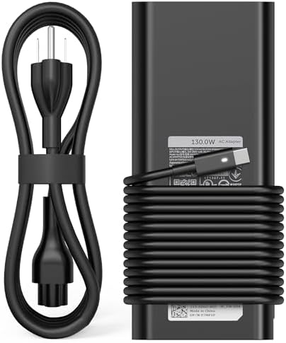 90 W USB-C Power Adapter for Dell Laptops – Ultra-Fast Charging, Slim & Travel-Friendly Design, Compatible with XPS, Latitude, Chromebook & Precision Models – Advanced Safety Mechanisms for Reliable Power On-the-Go