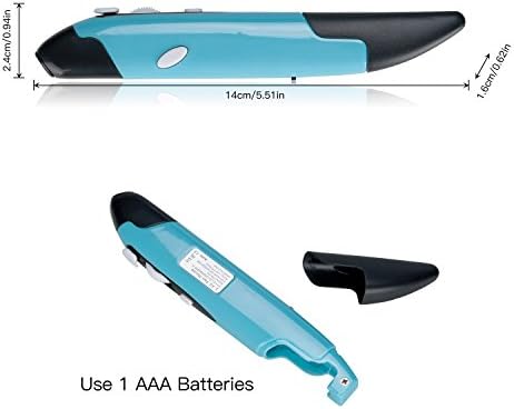 Transform Your Workflow with the Lychee Wireless Optical Pocket Pen Mouse – Compact 2.4 GHz Mini Air Mouse Featuring Adjustable 800/1200/1600 DPI for Ultimate Precision on PC, Laptop & Mac – Sleek Grey Design for On-the-Go Professionals and Students
