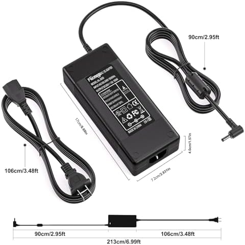 High-Performance 24 V 3 A Power Supply Adapter – Universal AC to DC Converter for LED Lighting & CCTV Systems, Dual Plug Compatibility (5.5 x 2.5 mm & 5.5 x 2.1 mm) – Reliable Switching Transformer with Safety Features for Optimal Device Functionality and Longevity