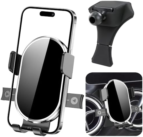 Premium Dashboard Phone Holder for Mercedes Benz GLB (2020-2025) & EQB (2022-2024) – Secure, Scratch-Resistant Smartphone Cradle for i Phone, HUAWEI, and Samsung – Effortless One-Hand Operation with Non-Slip Grip for Enhanced Driving Safety and Connectivity