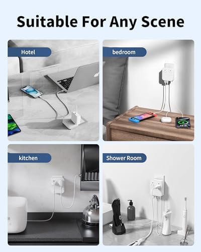 Sleek 20 W Dual USB C Charger Block – Fast Charging Power Adapter for Home, Travel, Office & School – Compact Multi-Device Wall Charger with Advanced Safety Features and Universal Compatibility