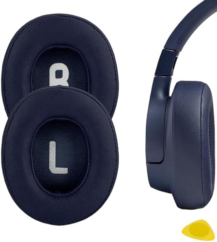 Transform Your JBL Headphones with Geekria Quick Fit Replacement Ear Pads – Premium Memory Foam Ear Cushions for Enhanced Comfort and Sound Isolation – Compatible with JBL Tune 700 BT, 750 BTNC, 710 BT, 720 BT, 760 NC, 770 NC – Sleek White Design for Modern Aesthetic – Easy Installation for Long-Lasting Audio Enjoyment and Hygiene