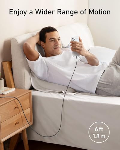 Anker 551 USB-A to Lightning Cable (3 ft) – Ultra-Fast Charging i Phone Charger, MFi Certified for i Phone 13/12/11/X/8 Series, Durable Nylon Build for Home and Car Use, Superior Compatibility and Reliability