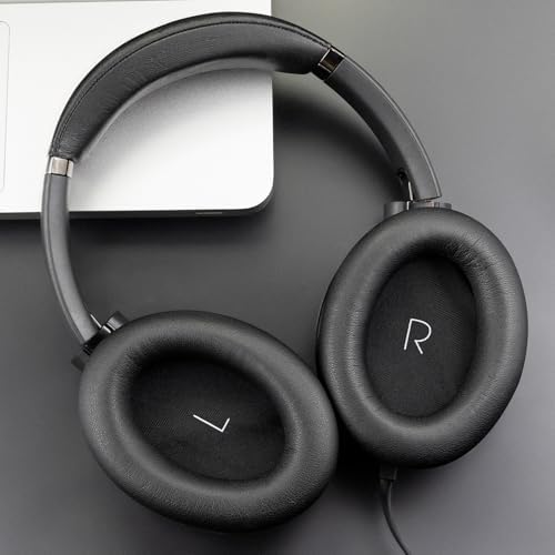 Elevate Your Audio Experience with SOULWIT Premium Replacement Ear Cushions for JBL Tour One & Tour One M2 – Luxurious Protein Leather Earpads with Noise Isolation Foam for Unmatched Comfort and Sound Clarity – Stylish Black Finish Ideal for Music Enthusiasts and Professionals