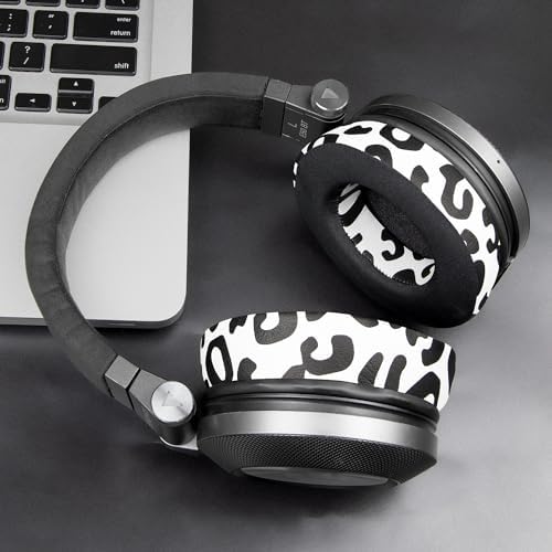 Transform your JBL Synchros with SOULWIT Snow Leopard Cooling Gel Earpads – Ultimate Upgrade for E50, E50 BT, S500, S700 Wireless Headphones – Unmatched Noise Isolation and Comfort for Extended Listening Adventures