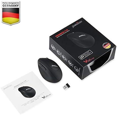 Discover Unmatched Comfort with the Perixx PERIMICE-819 B Bluetooth Vertical Mouse – Ergonomic Wireless Design for Right-Handed Users – Multi-Device Connectivity for Seamless Switching – Silent-Click Technology for a Quieter Workspace – Compact and Portable for On-the-Go Productivity – Ideal for Enhanced Wrist Health and Long Hours of Use – Perfect Companion for Home or Office – Compatible with Various Operating Systems.