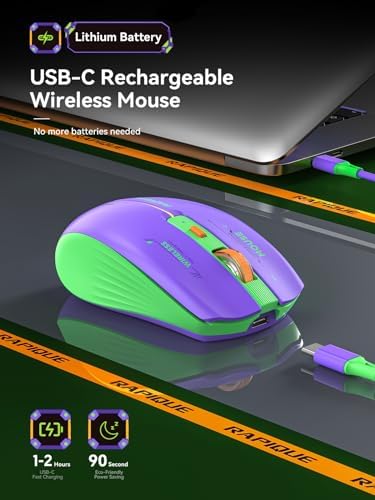 Streamlined Bluetooth Wireless Mouse – Rechargeable Ergonomic Multi-Device Mice (Tri-Mode: BT1/BT2 + 2.4 GHz) with USB Receiver, Stylish Khaki to Pink Design for Laptop, Mac Book, PC, i Mac, i Pad – Ultimate Comfort & Flexibility for Effortless Productivity