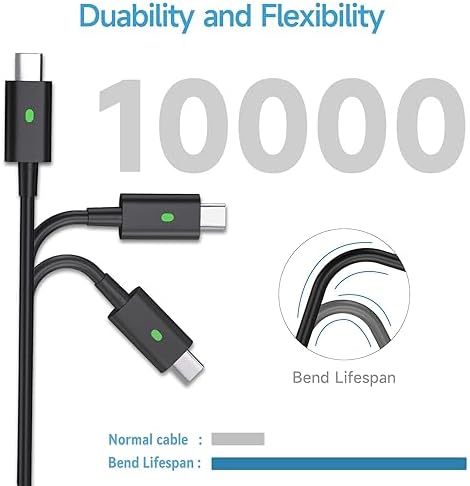 90 W USB-C Power Adapter for Dell XPS & Latitude Laptops – Fast Charging, Universal Compatibility with 2-in-1 Design for Ultimate Portability – Ideal for XPS 13, 15, 17, Latitude 3000, 5000, 7000, 9000 Series – Reliable AC Adapter with Multi-Protection Safety Features – Compact and Lightweight for Travel and Everyday Use – Perfect Charging Solution for Professionals and Students on the Go