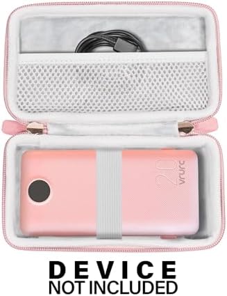 Premium VRURC Portable Charger Case – 20000 m Ah Fast Charging Power Bank with Dual USB-C Ports, Lightweight Shockproof Design in Elegant Purple – Ultimate Compatibility for On-the-Go Power Solutions