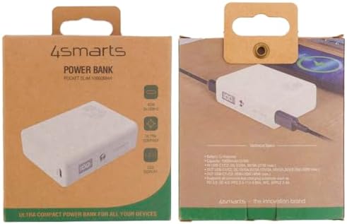 High-Speed 45 W Portable Power Bank – 10,000 m Ah Compact Charger with Dual USB-C Ports for i Phone 15, Samsung Galaxy S24/23/22, i Pad, Mac Book & More – Ultimate Travel Solution with Rapid Charging Technology