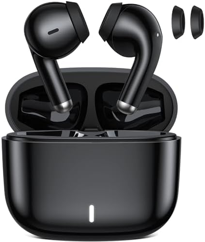 Premium Bluetooth 5.3 Noise-Cancelling Wireless Earbuds – Seamless Compatibility with i Phone 16/15 Pro Max & Samsung Galaxy S Series – Fast USB-C Charging Case for Ultimate Audio Freedom and Clarity