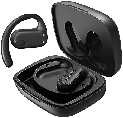 Elevate Your Workout with Open Comfy CF301 Wireless Headphones – Bluetooth Open-Ear Design for Unmatched Comfort and Ambient Awareness, Perfect for Running and Gym Sessions, Superior Sound Quality, Secure Fit for Active Lifestyles, Black – Seamless Compatibility and Lightweight Portability