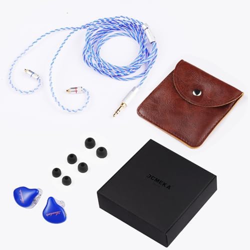 Premium Hi-Fi Dual Driver In-Ear Monitor Earbuds with Detachable Cable – Noise-Canceling Headset for Musicians, Singers & Audiophiles | Elegant Wood Grain Design for Superior Sound Isolation and Versatile Compatibility