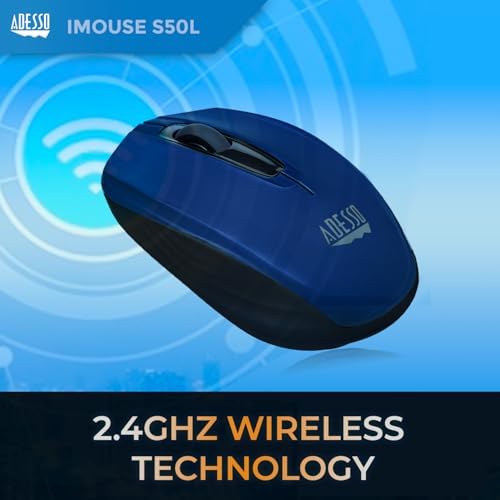 Experience Unmatched Precision with the i Mouse S50 Wireless Mini Mouse – 2.4 GHz RF Technology, 1200 DPI Sensor for Effortless Navigation, Compact & Portable Design with Energy-Saving Auto Sleep Mode (Red) – Perfect for Professionals & Students on the Move