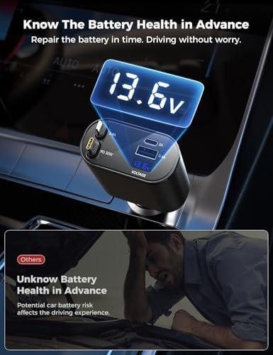 Introducing the SUPERONE 4-in-1 Retractable Fast Car Charger: Ultimate On-the-Go Charging Solution for i Phone, Galaxy & Pixel Devices – Featuring 2.6 ft Tangle-Free Cord, Enhanced USB C & Apple Compatibility, and Sleek Design for Effortless Portability. Experience lightning-fast charging to keep your devices powered during road trips or daily commutes, ensuring you’re always connected. This innovative retractable charger is engineered for maximum efficiency, accommodating a wide range of smartphones including i Phone 16, 15/15 Pro Max, 14, 13, 12, 11 and popular Galaxy and Pixel models. With its compact construction and high-quality materials, this charger not only enhances your charging experience but also withstands everyday wear and tear. Elevate your mobile charging with the SUPERONE car charger – where convenience meets cutting-edge technology for busy professionals and families on the move.