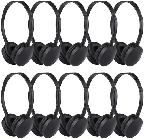 Classroom-Ready 10 Pack Kids Headphones – Ultra-Comfortable & Robust Earbuds for Students, Toddlers, and Teens – Superior Sound Quality & Multi-Device Compatibility – Perfect Headphone Set for Enriching Educational Engagement