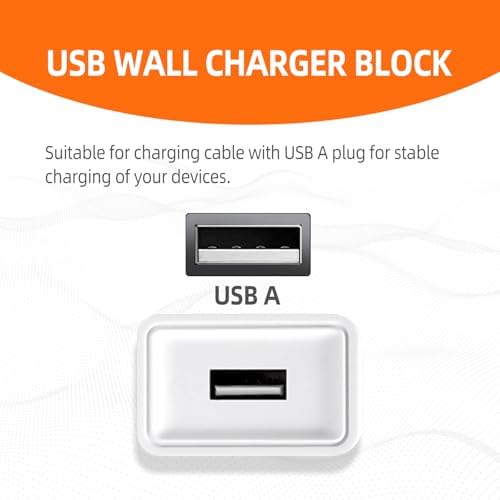 Ultimate 3-Pack USB Wall Charger Block – Universal 5 V 2 A Power Adapter for i Phone, i Pad, Samsung, and More – Compact, Durable Multi-Device Charging Hub for Effortless Home, Office, and Travel Use – Efficient Solution for All Your Electronic Devices