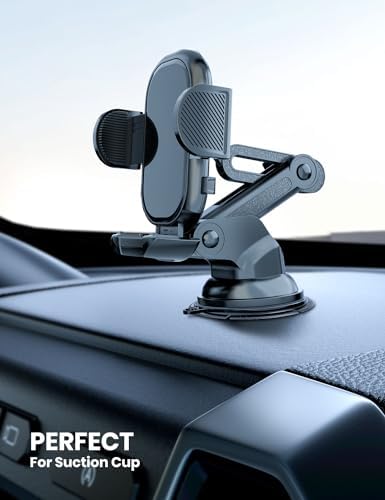 e Samcore Dashboard Sticky Pad Set – 4-Pack Premium Adhesive Disks for Secure Suction Cup Mounts, 3.1” Diameter, Perfect for i Phones, i Pads, Tablets & GPS – Enhance Driving Safety & Convenience with Reliable Adhesion and Mess-Free Installation