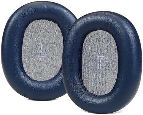 Navy Lambskin Earpads for Bang & Olufsen Beoplay H95 – Premium Comfort Memory Foam Cushions for Superior Noise Isolation and Enhanced Active Noise Cancelling – Ideal Audiophile Headphone Replacement for Unmatched Sound Quality and Style
